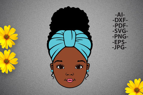 Peekaboo Girl Svg, Afro Baby Girl Svg, Bandana Svg, Cute Little Girl Svg, Afro Woman, Black Girl, African American, Black History, Svg Cut Files SVG 1uniqueminute 