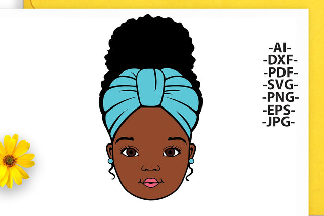 Peekaboo Girl Svg, Afro Baby Girl Svg, Bandana Svg, Cute Little Girl Svg, Afro Woman, Black Girl, African American, Black History, Svg Cut Files SVG 1uniqueminute 