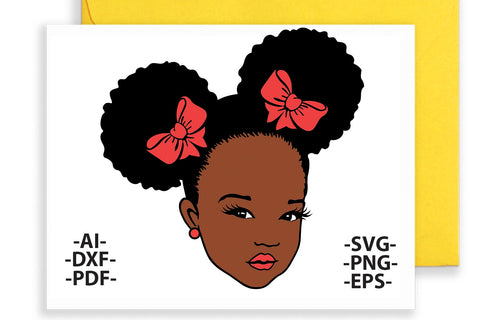 Peekaboo Girl Svg, Afro Girl Svg, African American, LIttle Black Girl, Black Girl Magic, Afro Puff Hair Svg, Svg Cut files SVG 1uniqueminute 