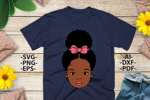 Peekaboo Girl Svg, Afro Girl Svg, African American, LIttle Black Girl, Black Girl Magic, Afro Puff Hair Svg, Svg Cut files SVG 1uniqueminute 