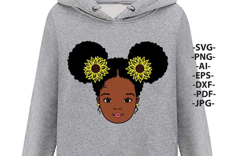 Peekaboo girl Svg, Afro girl Svg,Afro puff, Sunflower, Cute girl Svg, Black Woman, Black History Svg, African American, Svg Cut Files SVG 1uniqueminute 