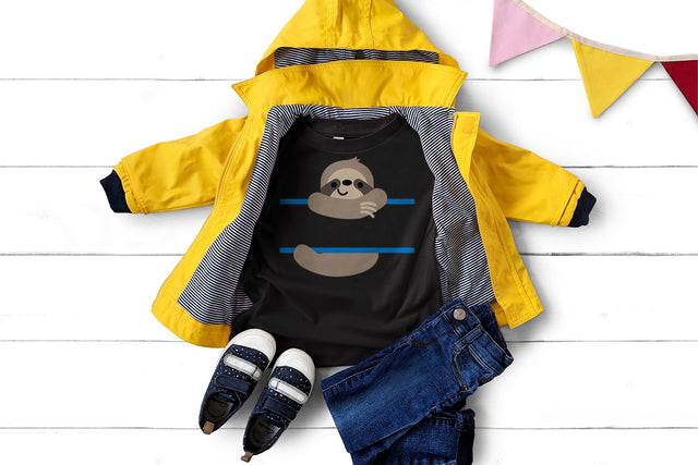 Peeking Sloth Split SVG SVG Designed by Geeks 