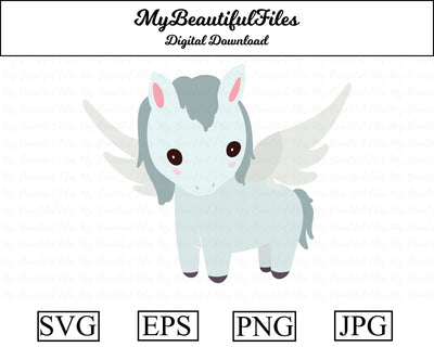Pegasus - Animal SVG MyBeautifulFiles 
