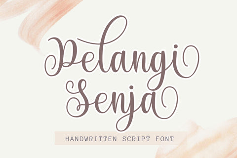 Pelangi Senja Font Font fokiira 