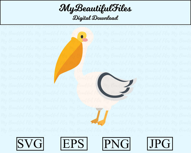 pelican - animal SVG MyBeautifulFiles 