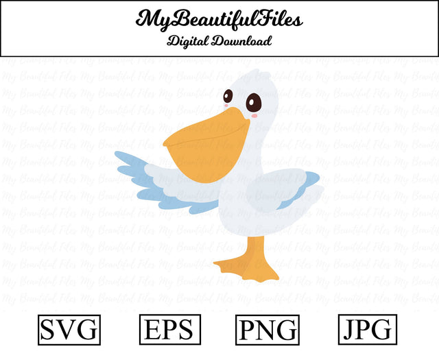 Pelican - Animal SVG MyBeautifulFiles 