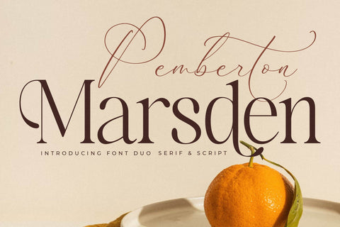 Pemberton Marsden Font Duo Font Storytype Studio 