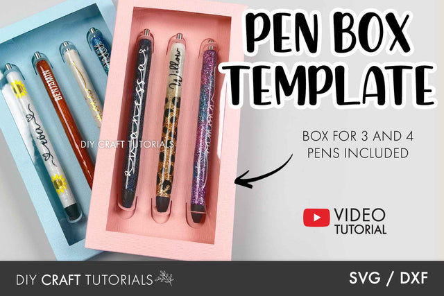 Pen Box SVG SVG DIY Craft Tutorials 