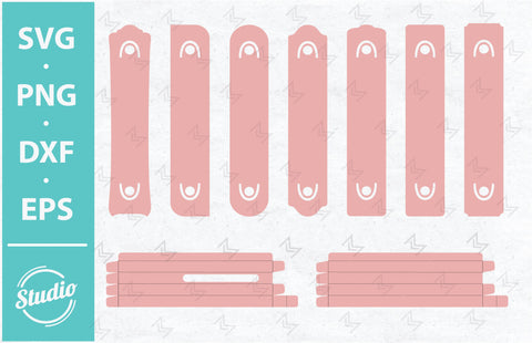 Pen Box template bundle SVG, Pen Box Template, Custom Pen Box epoxy pen package, Inkjoy Pen box display svg, Customizable Pen Box Cut File SVG SailorMoonDigitals 