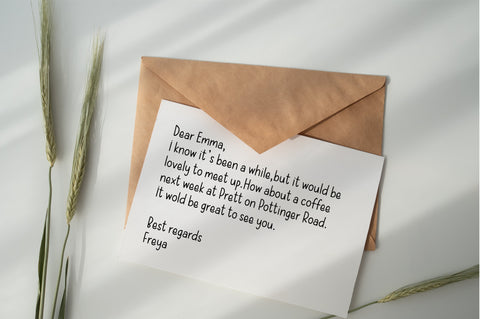 Pen Pal Font Sunday Nomad 