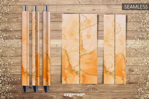 Pen Wrap Marble | Glitter Sublimation Sublimation SvgOcean 