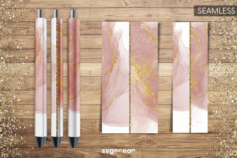 Pen Wrap Marble | Glitter Sublimation Sublimation SvgOcean 