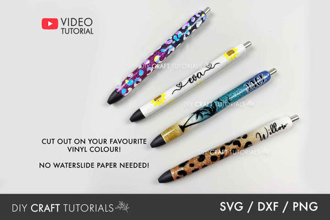Pen Wrap SVG Bundle SVG DIY Craft Tutorials 