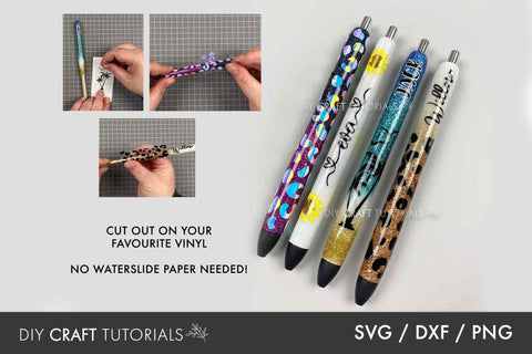 Pen Wrap SVG Bundle SVG DIY Craft Tutorials 