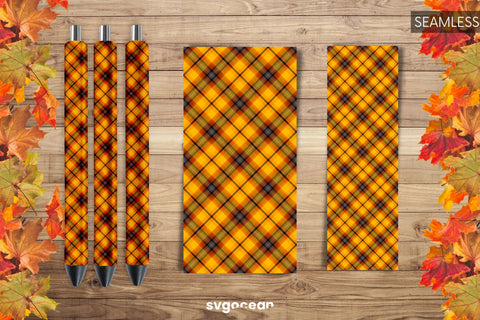 Pen Wraps Buffalo Plaid Bundle | PNG | Sublimation Sublimation SvgOcean 