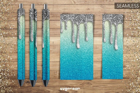 Pen Wraps Glitter Bundle | PNG | Sublimation Sublimation SvgOcean 