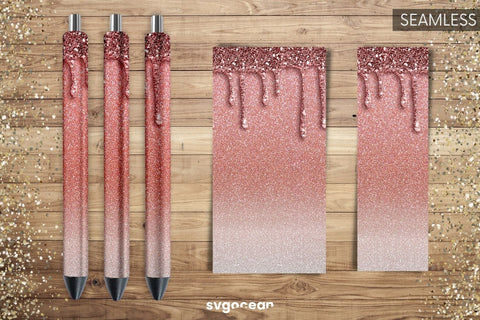 Pen Wraps Glitter Bundle | PNG | Sublimation Sublimation SvgOcean 
