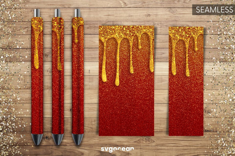 Pen Wraps Glitter Bundle | PNG | Sublimation Sublimation SvgOcean 