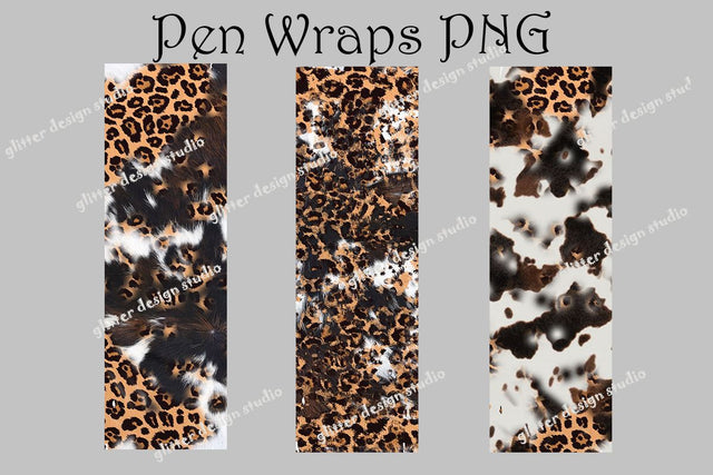 Pen Wraps Leopard Cowhide,Pen Wrap Design,Leopard Pen Wraps, Cow Texture Pen Wrap,Pen Wrap,Shabby Distressed,Rustic Cow Spots Graphic Design Sketch DESIGN ArtStudio 