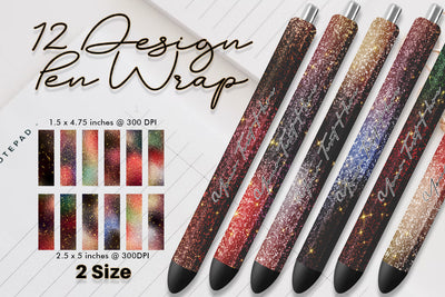 Pen Wraps Sublimation dark color gradient glitter texture background Sublimation artnoy 