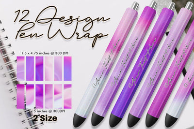 Pen Wraps Sublimation design pink texture Sublimation artnoy 
