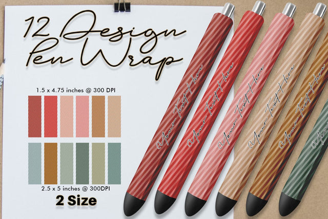 Pen Wraps Sublimation design stripes pattern background Sublimation artnoy 