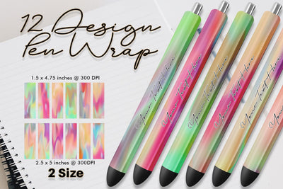 Pen Wraps Sublimation design wave texture background Sublimation artnoy 