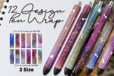 Pen Wraps Sublimation glitter background gradient purple color Sublimation artnoy 