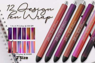 Pen Wraps Sublimation gradient purple foil texture background Sublimation artnoy 