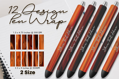 Pen Wraps Sublimation Sublimation artnoy 