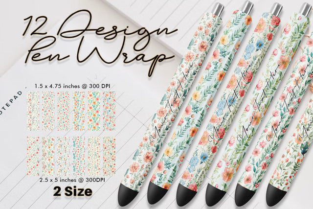 Pen Wraps Sublimation SVG artnoy 