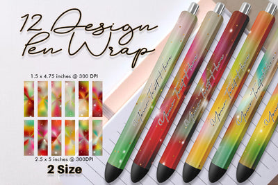 Pen Wraps Sublimation SVG artnoy 