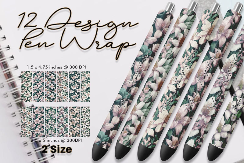 Pen Wraps Sublimation SVG artnoy 