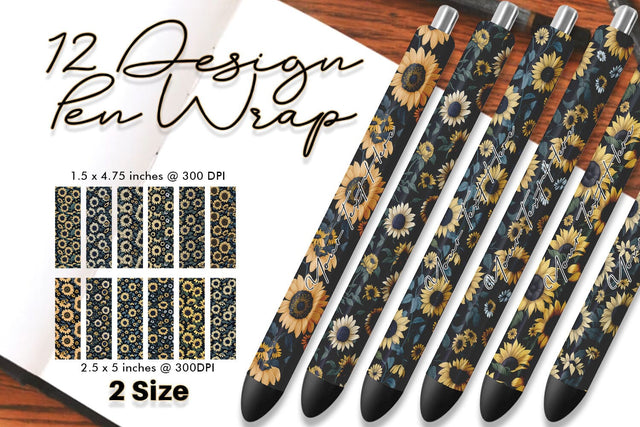 Pen Wraps Sublimation SVG artnoy 