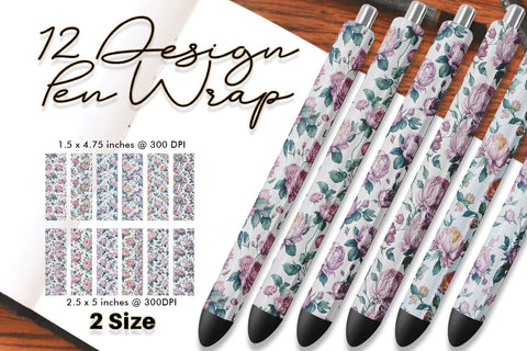 Pen Wraps Sublimation SVG artnoy 