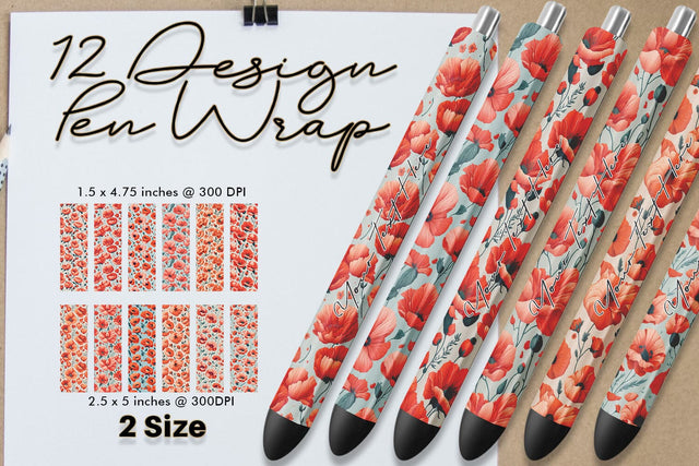Pen Wraps Sublimation SVG artnoy 