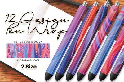 Pen Wraps Sublimation wave texture background Sublimation artnoy 