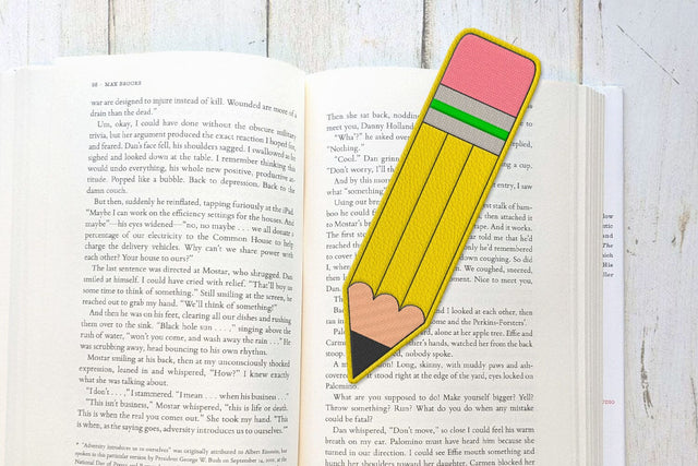 Pencil Bookmark ITH Applique Embroidery Embroidery/Applique DESIGNS Risa Rocks It 