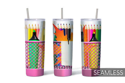 Pencil Box Tumbler Sublimation Sublimation SvgOcean 
