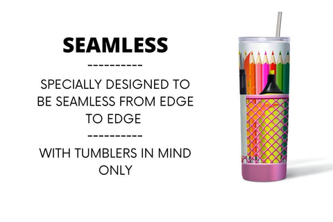 Pencil Box Tumbler Sublimation Sublimation SvgOcean 