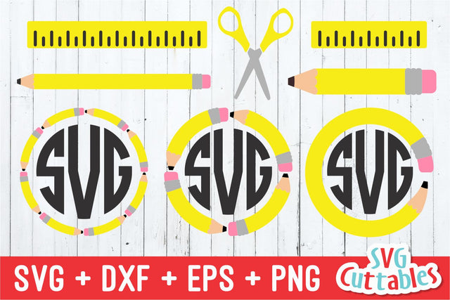 Pencil Bundle SVG Svg Cuttables 