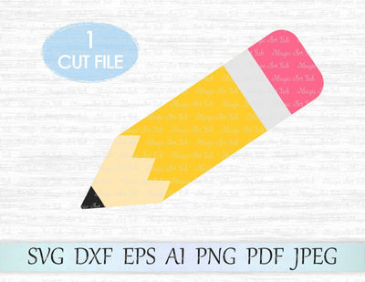 Pencil cut file SVG MagicArtLab 
