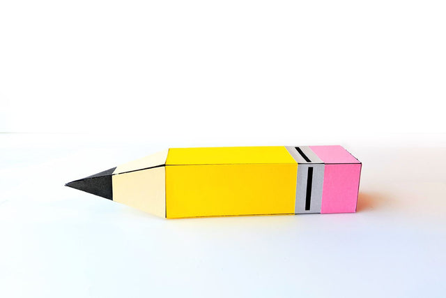 Pencil Gift Box SVG 3D Paper Risa Rocks It 