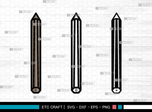 Pencil Icons Color, Pencil Svg, Draw Svg, Pencils, Writing Tool, Pencil Bundle, Icon Bundle, Svg Cut File, Dxf, Eps, Png, SVG ETC Craft 