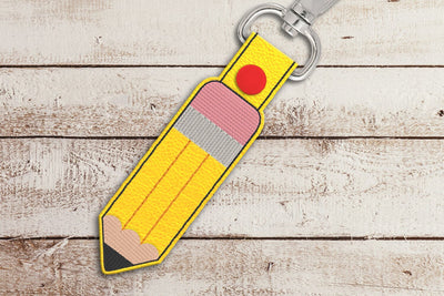 Pencil ITH Key Fob Applique Embroidery Embroidery/Applique DESIGNS Risa Rocks It 