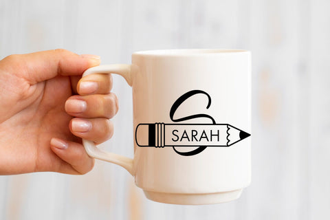 Pencil Monogram Font Font Freeling Design House 