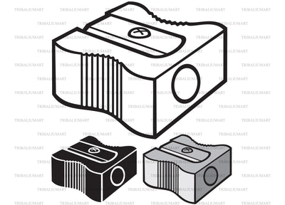 Pencil sharpener SVG TribaliumArtSF 