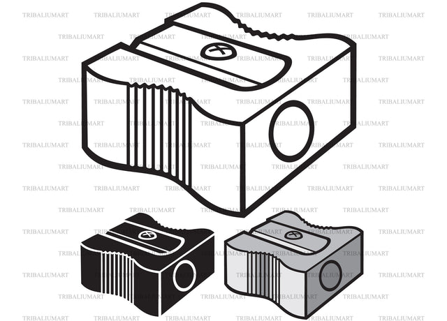 Pencil sharpener SVG TribaliumArtSF 