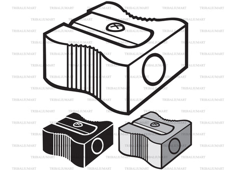 Pencil sharpener SVG TribaliumArtSF 