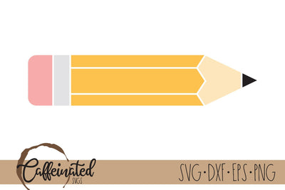 Pencil SVG, Number 2 Pencil SVG SVG Caffeinated SVGs 